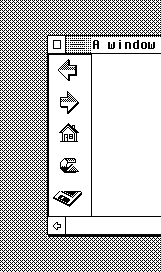 ( 1: a vertical toolbar)